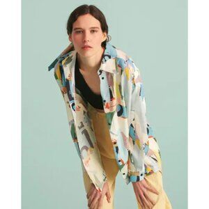 Nocturne Printed Oversized Shirt